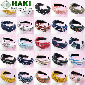 Bờm tóc xinh turban HAKI bờm tóc rửa mặt skincare cài tóc nữ họa tiết dễ thương cute thời trang Hàn Quốc
