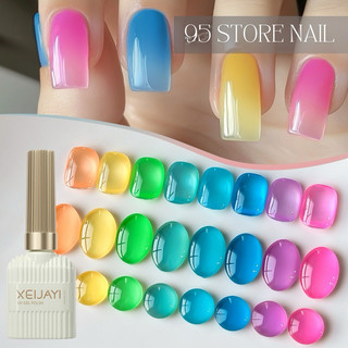 Sơn gel thạch trong suốt XEIJAYI tông màu candy kẹo 15ml