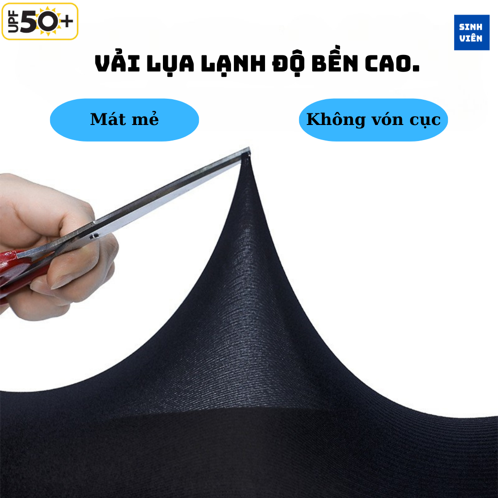 Ống Tay Áo Chống Nắng UPF50+ size XXL vải Thun Lạnh, Găng tay chống UV dành cho Nam cánh tay lớn. | BigBuy360 - bigbuy360.vn