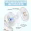 Quạt Kẹp mini Để Bàn Tích Điện 5 Chế Độ Gió Siêu Mát, Quạt Kẹp mini Có Sạc USB Tiện Lợi