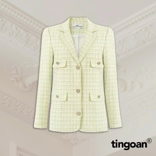 ÁO KHOÁC TWEED BLAZER CHERRY CHAMPAGNE TI NGOAN (NEWTAG)