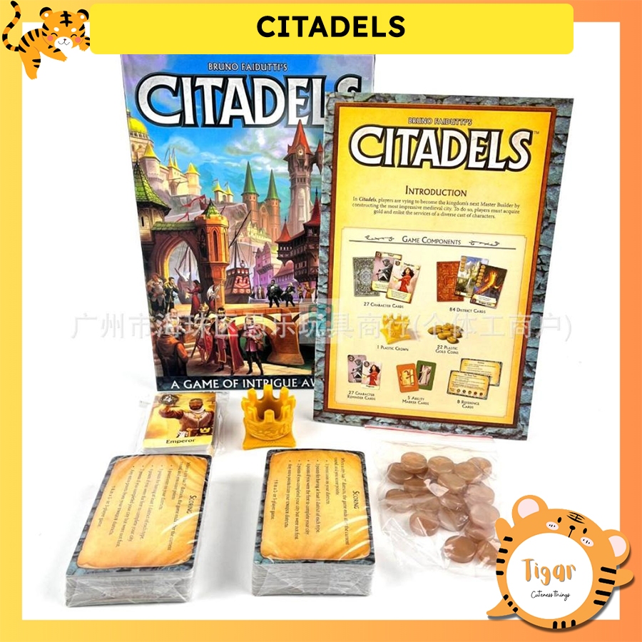 [Luật Việt] Boardgame Citadels Trò chơi thẻ bài suy luận 2-5889, 1-4568