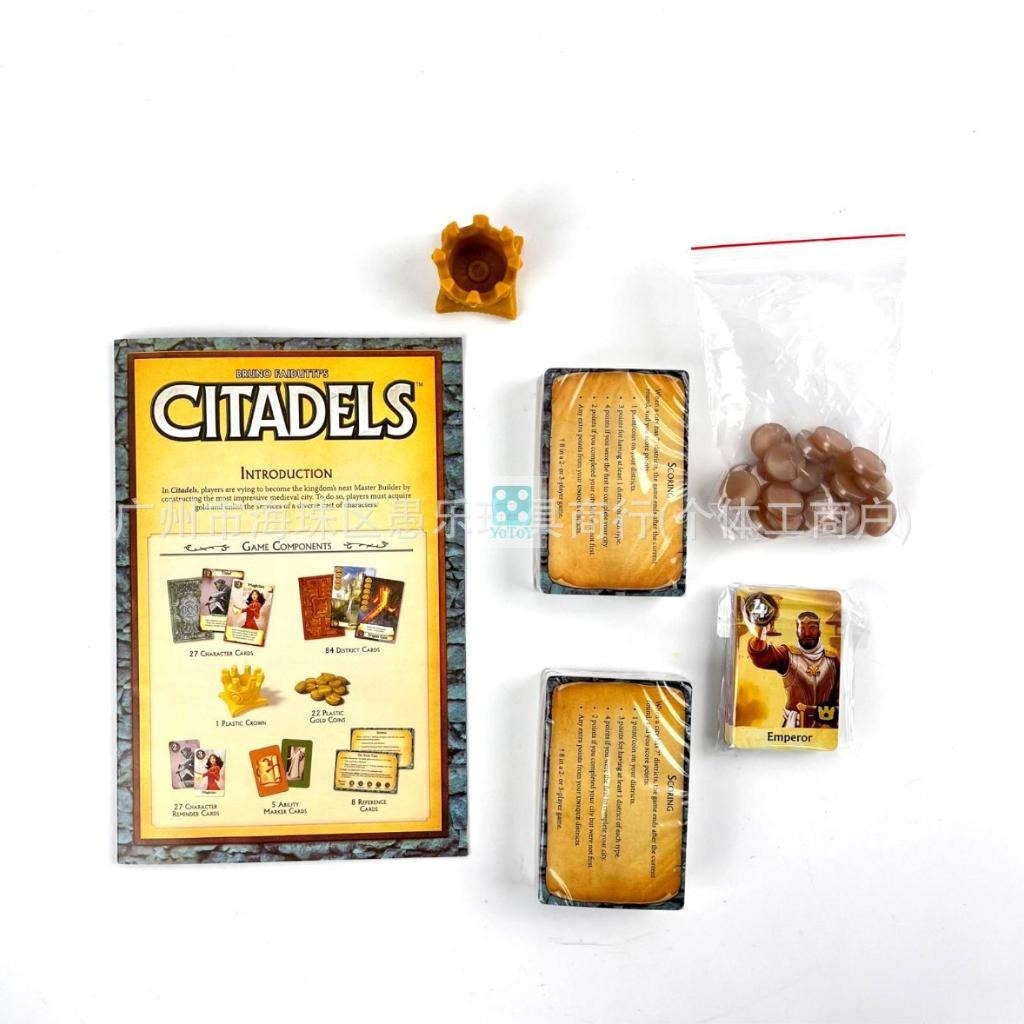 [Luật Việt] Boardgame Citadels Trò chơi thẻ bài suy luận 2-5889, 1-4568