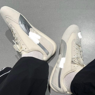 Giày thể thao bigsize nam nữ cổ thấp mùa hè hottrend 2025 Pm màu trắng kem cao cấp đế thấp , sneaker thời trang big size