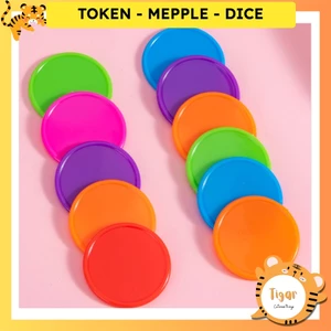 Token Tròn chất liệu Nhựa Plastic Nhiều Màu Disc Color Phụ Kiện DIY PNP board game