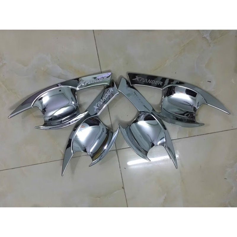 Ốp tay  nắm hõm xe Mitsubishi Xpander 2018-2026 mạ Crom hàng cao cấp