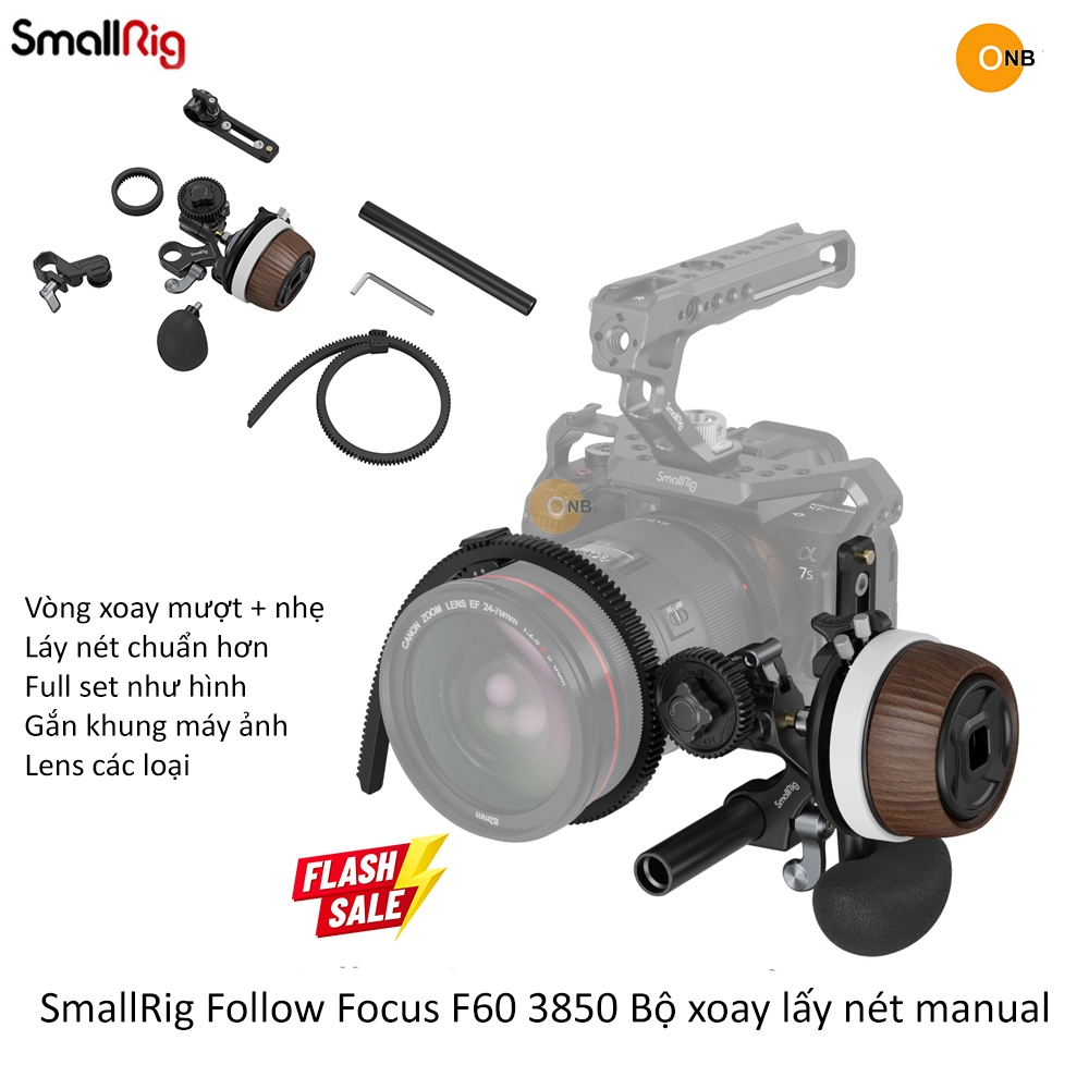 SmallRig Follow Focus F60 3850 bộ follow focus lấy nét manual | Shopee ...