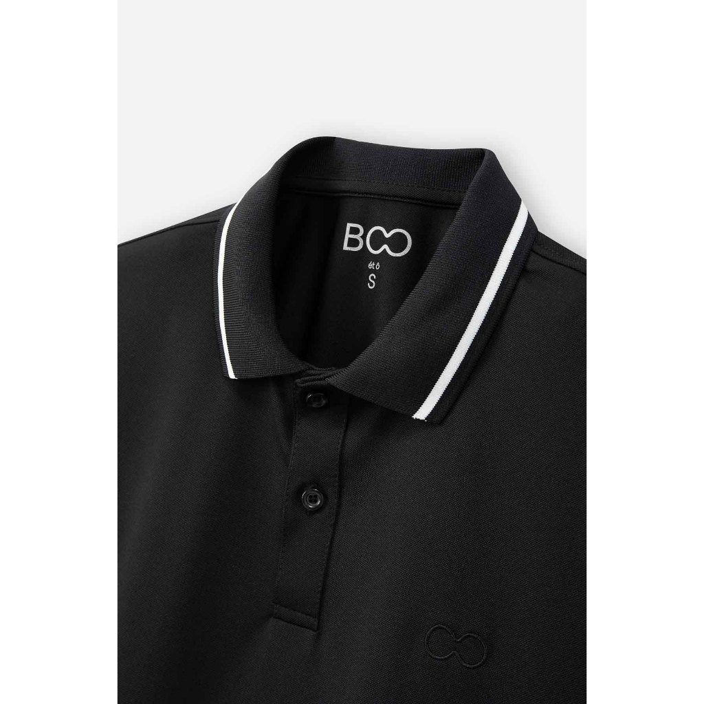 Ảnh Áo Polo BOO Unisex Dáng Regular Thêu Logo Essential Ngắn Tay Có Cổ Chất Liệu thoáng mát 2
