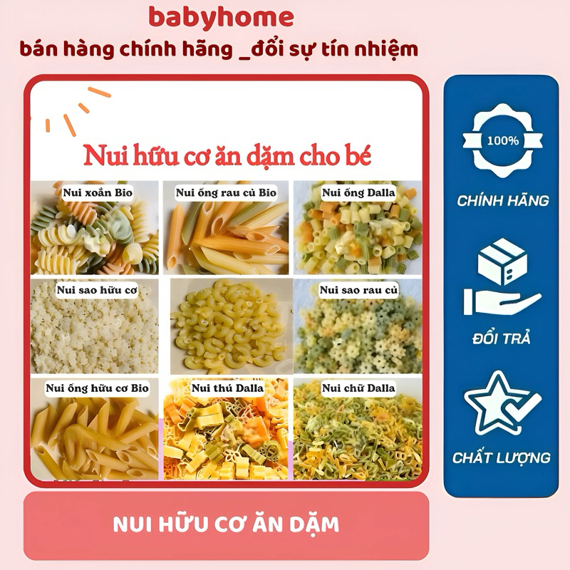 [Gói Lẻ] Nui Hữu Cơ Ăn Dặm Bioitalia, Markal, Dalla, Nhật – Nui Rau Củ ...