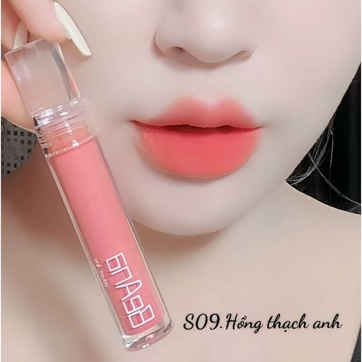 Son hồng thạch lạnh son hồng đào màu son tone hồng nhẹ nhàng