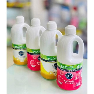 Nước Rửa Chén Bát Kyukyuto KAO Nhật Bản 1250ml Đậm Đặc Diệt Khuẩn