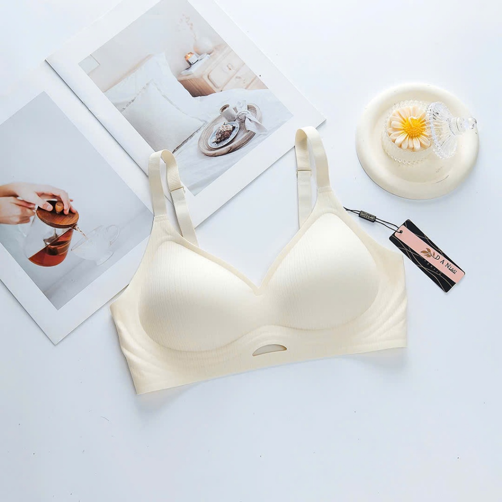 Áo Bra Nữ Nâng V1 Mỏng Mịn Siêu Mát Áo Lót Nữ Không Gọng Không Lộ Viền 106