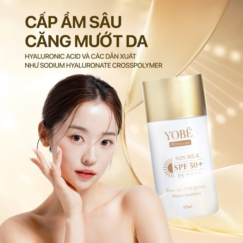 SỮA CHỐNG NẮNG PHỔ RỘNG YOBE SPF50+ PA++++ [CHÍNH HÃNG]