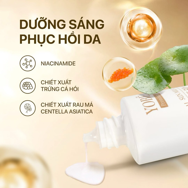 SỮA CHỐNG NẮNG PHỔ RỘNG YOBE SPF50+ PA++++ [CHÍNH HÃNG]