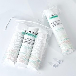 Bông Tẩy Trang La Soirée Premium Cotton Hai Dạng Vuông và Tròn Duduhouse