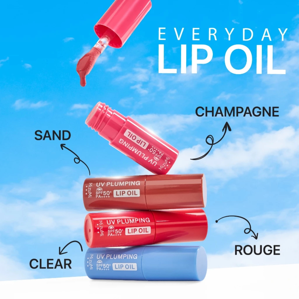 Ảnh Dưỡng môi MizuMi UV Plumping Lip Oil Rouge 4g dưỡng ẩm làm mềm môi 2
