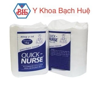 Bông y tế Quick Nurse thấm 1 kg, Bông gòn thấm hút cao
