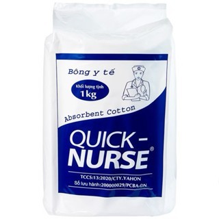 Bông y tế Quick Nurse thấm 1 kg, Bông gòn thấm hút cao