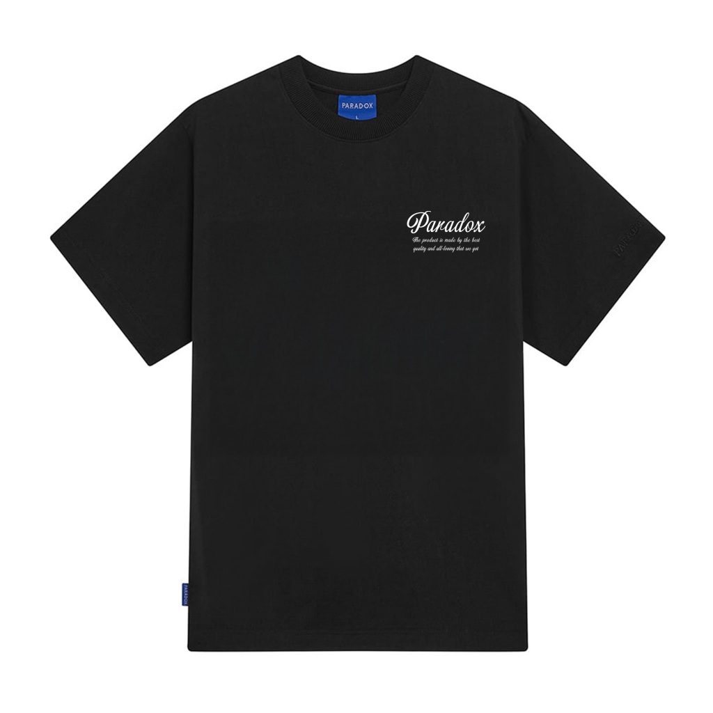 Ảnh Áo thun ARTISTIC TEE Cotton Màu Đen, Kem, Trắng PARADOX AT5V0303 4