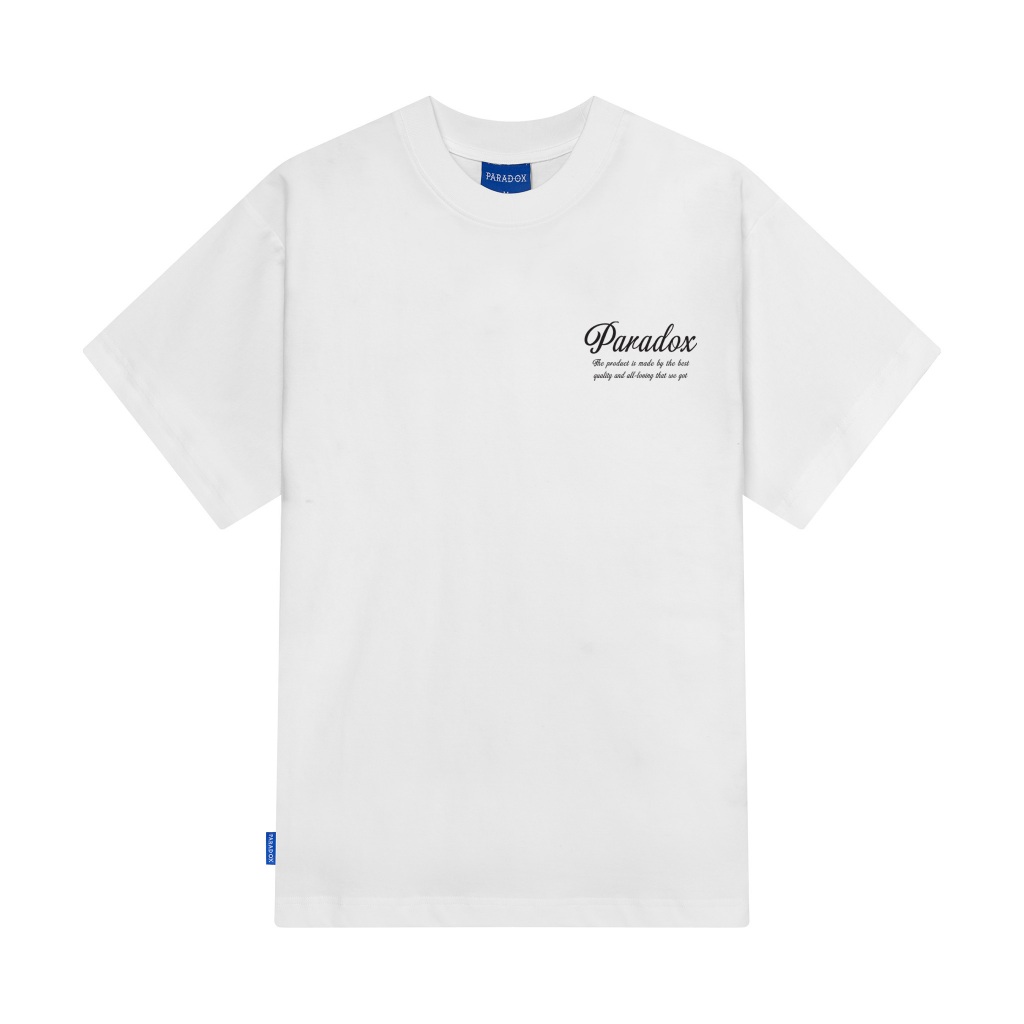 Ảnh Áo thun ARTISTIC TEE Cotton Màu Đen, Kem, Trắng PARADOX AT5V0303 2