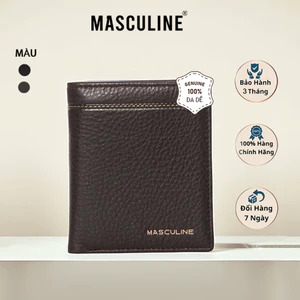 Ví da nam cao cấp MASCULINE – Chất liệu Da Dê thật, kiểu dáng hiện đại, sang trọng - MVD22.8
