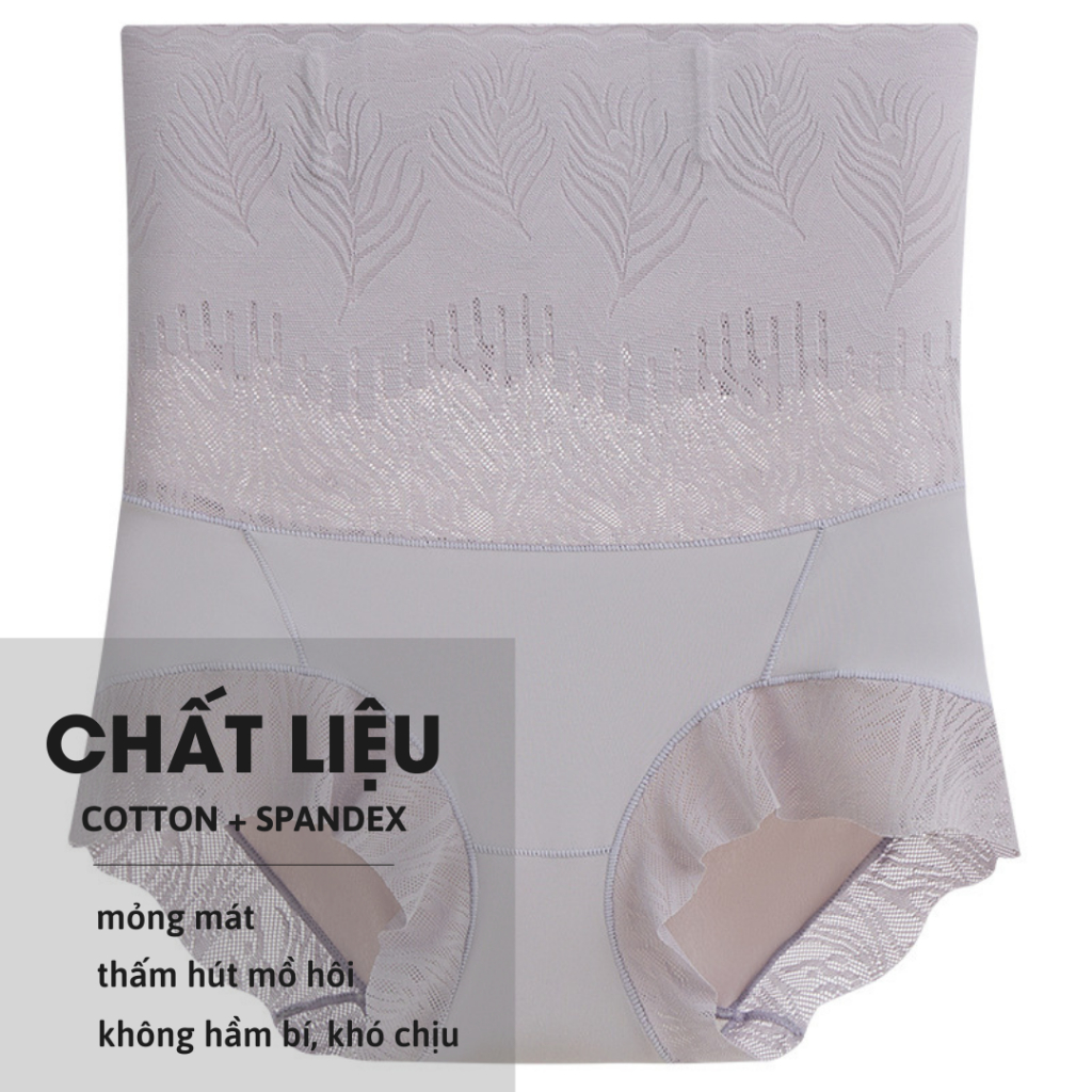 Quần lót nịt bụng cạp cao Callalady gen bụng định hình nâng mông chất liệu mềm mại co dãn thông thoáng 32