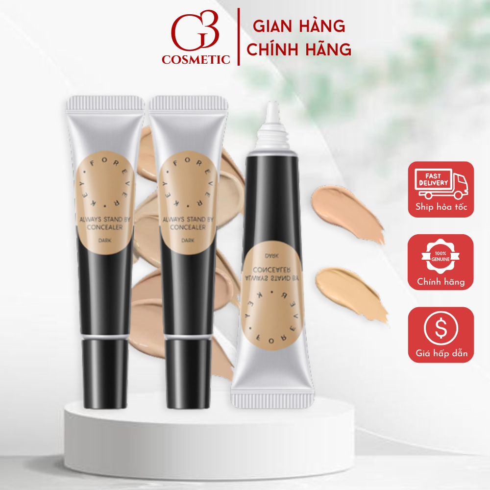 Kem che khuyết điểm FOREVER KEY dạng lỏng độ che phủ cao che xăm che ...