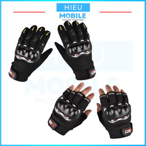 Găng tay bảo hộ SPORTS có gù nhựa bảo vệ cho đi xe máy, mô tô, xe đạp