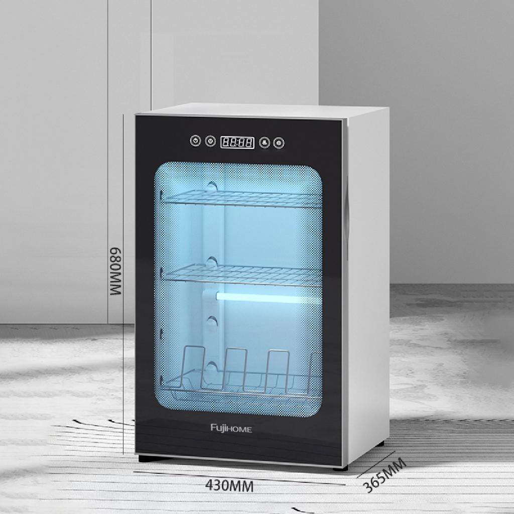 Máy sấy giày khử mùi hôi UV & Ozone SD68 FUJIHOME, tủ sấy khô giày đa năng khử trùng chén dĩa