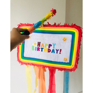 Pinata đập kẹo Happy birthday - Trò chơi tiệc siêu vui