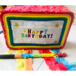 Pinata đập kẹo Happy birthday - Trò chơi tiệc siêu vui