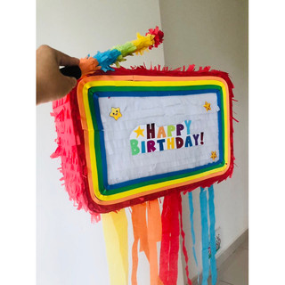 Pinata đập kẹo Happy birthday - Trò chơi tiệc siêu vui