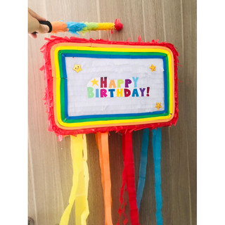 Pinata đập kẹo Happy birthday - Trò chơi tiệc siêu vui