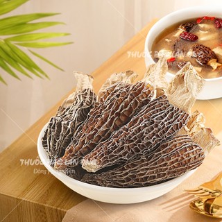 Nấm bụng dê khô 100g, thịt dày, size to, nấm hầm canh, nấu lẩu thơm ngon,  tốt cho sức khỏe - Lãn Ông