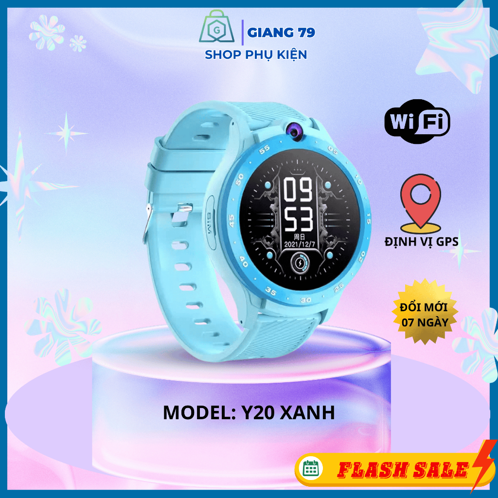 Đồng Hồ Thông Minh Trẻ Em Y20/D36/Y92/Y92-4G.Gọi Video Nhắn tin Định vị Tiếng Việt Chống nước