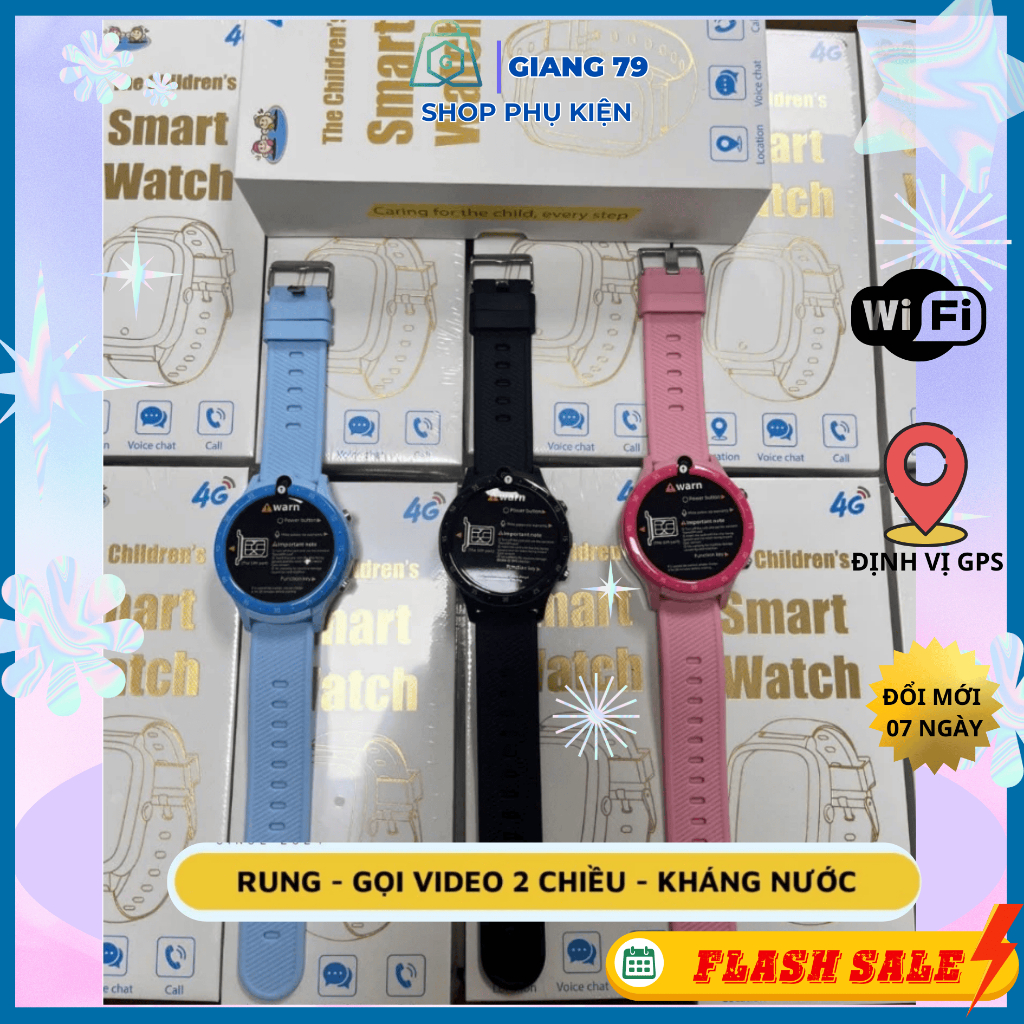 Đồng Hồ Thông Minh Trẻ Em Y20/D36/Y92/Y92-4G.Gọi Video Nhắn tin Định vị Tiếng Việt Chống nước