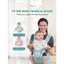 Địu Em Bé Sơ Sinh EmmaKids Cao Cấp Đa Năng Nhiều Tư Thế, Chống Gù, Vải Lưới Thoáng Khí An Toàn, Địu Trợ Lực IQKAO