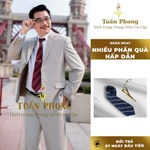 Bộ Vest nam Tuấn Phong - chất vải tuytsi nhập khẩu mềm mịn, thiết kế áo 2 nút, quần có tăng giảm cạp — ảnh 2