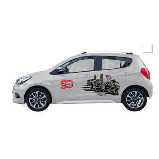 Tem 2 bên Sườn Xe Ô Tô Fadil-Morning -i10,Tem 2 bên Sườn Xe Ô tô GIẢI PHÓNG MIỀN NAM-Team Decal Oto,Hàng 3 Lớp