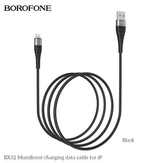 Cáp dù sạc nhanh Bx32 Chính hãng BOROFONE - Sạc nhanh - Dây dù chống đứt - mẫu mã đẹp
