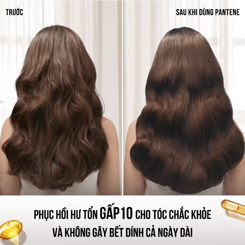 Dầu Gội PANTENE Pro-Vitamin Shampoo Ngăn Rụng Tóc/ Suôn Mượt Óng Ả - Chai 1800ML
