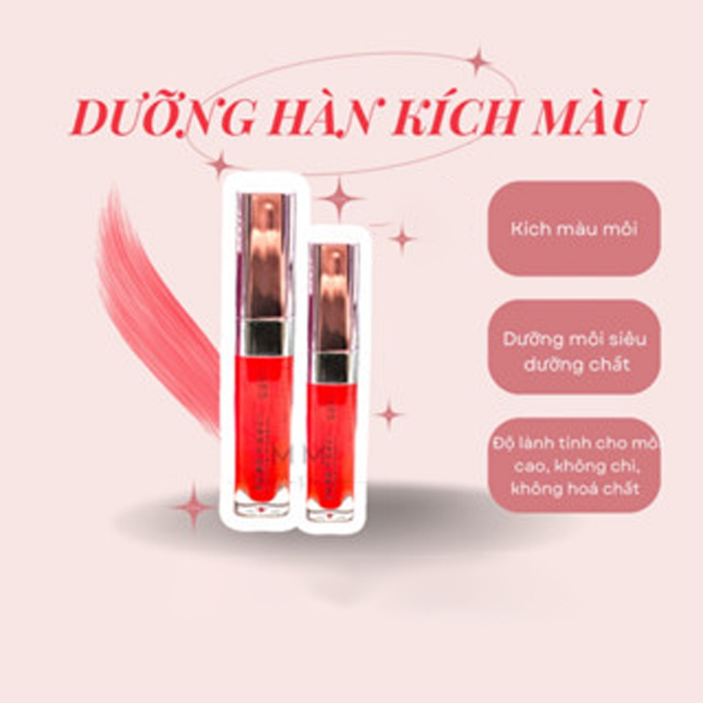 Son dưỡng môi Hàn Quốc kích màu sau xăm