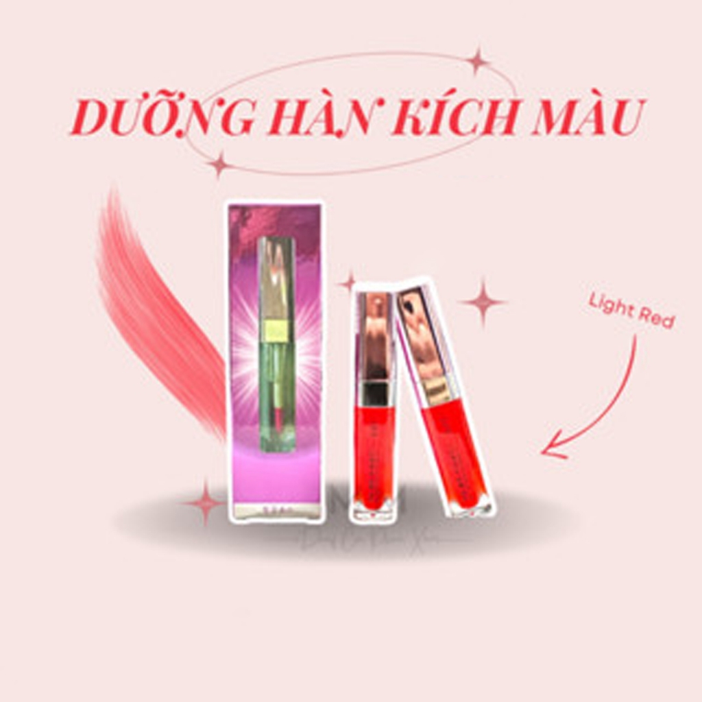 Son dưỡng môi Hàn Quốc kích màu sau xăm