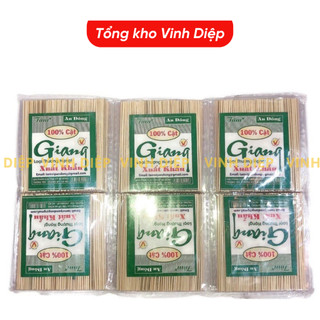 Combo 1 vỉ 30 gói tăm Giang Đông Á hàng loại 1, tăm xỉa răng