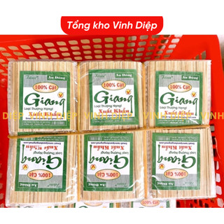 Combo 1 vỉ 30 gói tăm Giang Đông Á hàng loại 1, tăm xỉa răng