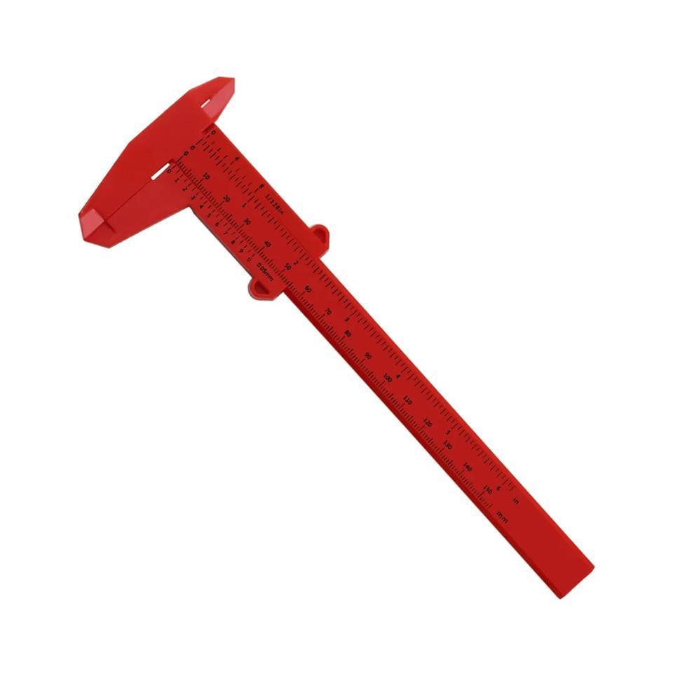 Thước nhựa kẹp F 16cm đo chân mày chuẩn xác