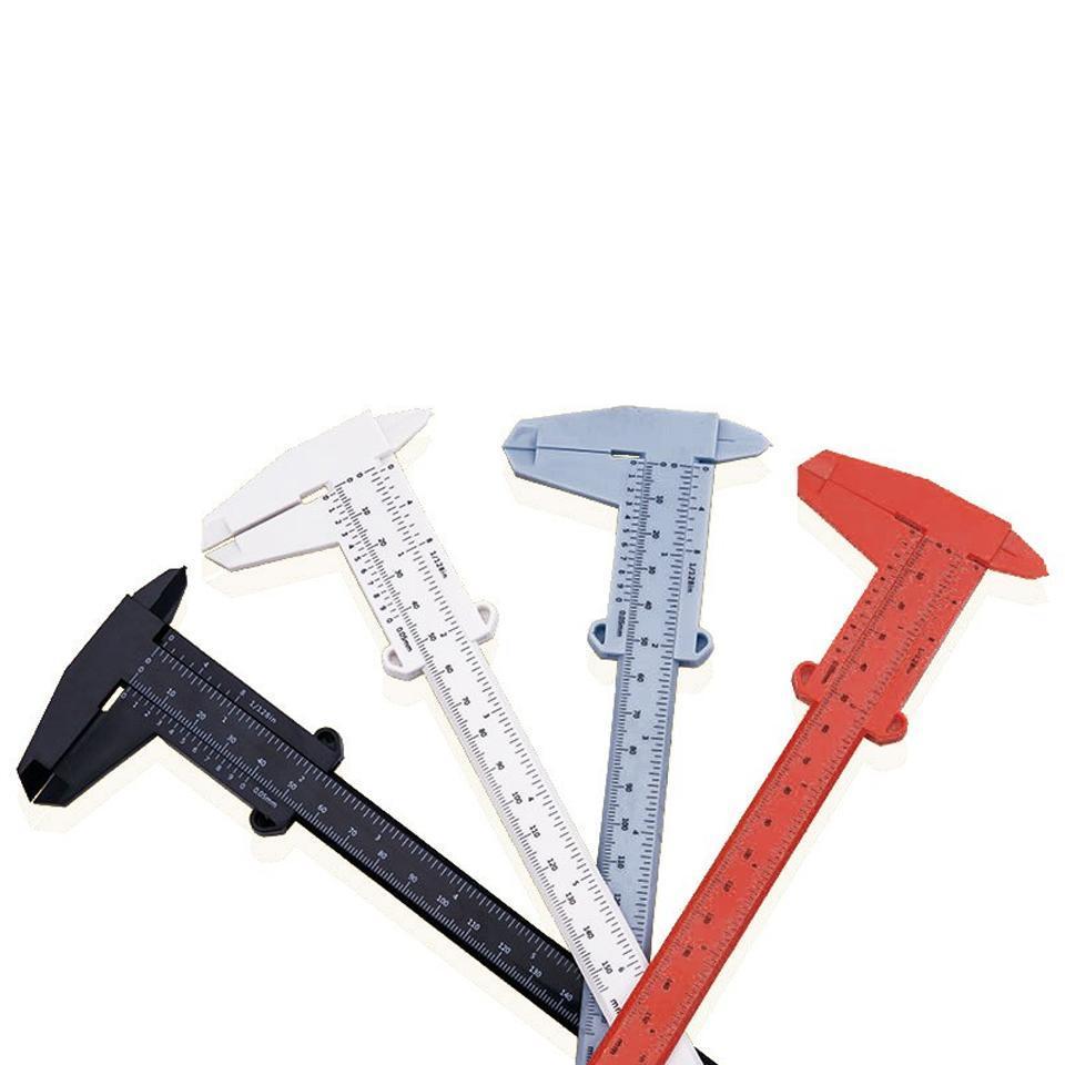 Thước nhựa kẹp F 16cm đo chân mày chuẩn xác