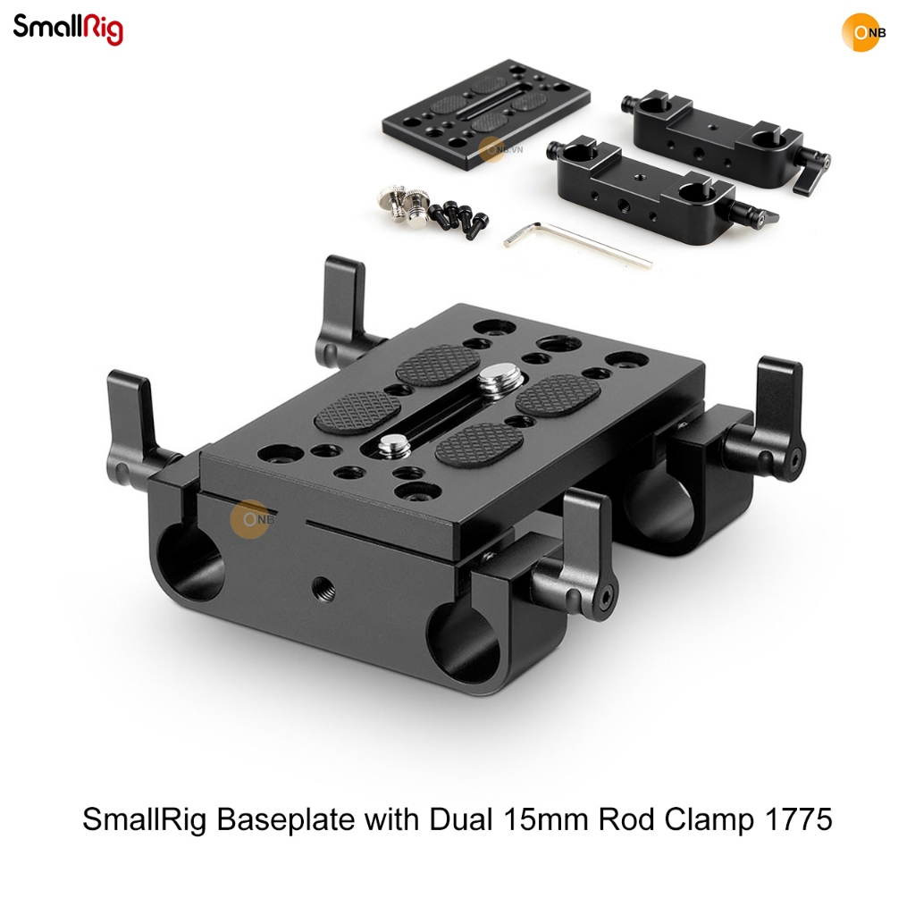 SmallRig Base plate with Dual 15mm Rod Clamp 1775 | Shopee Việt Nam