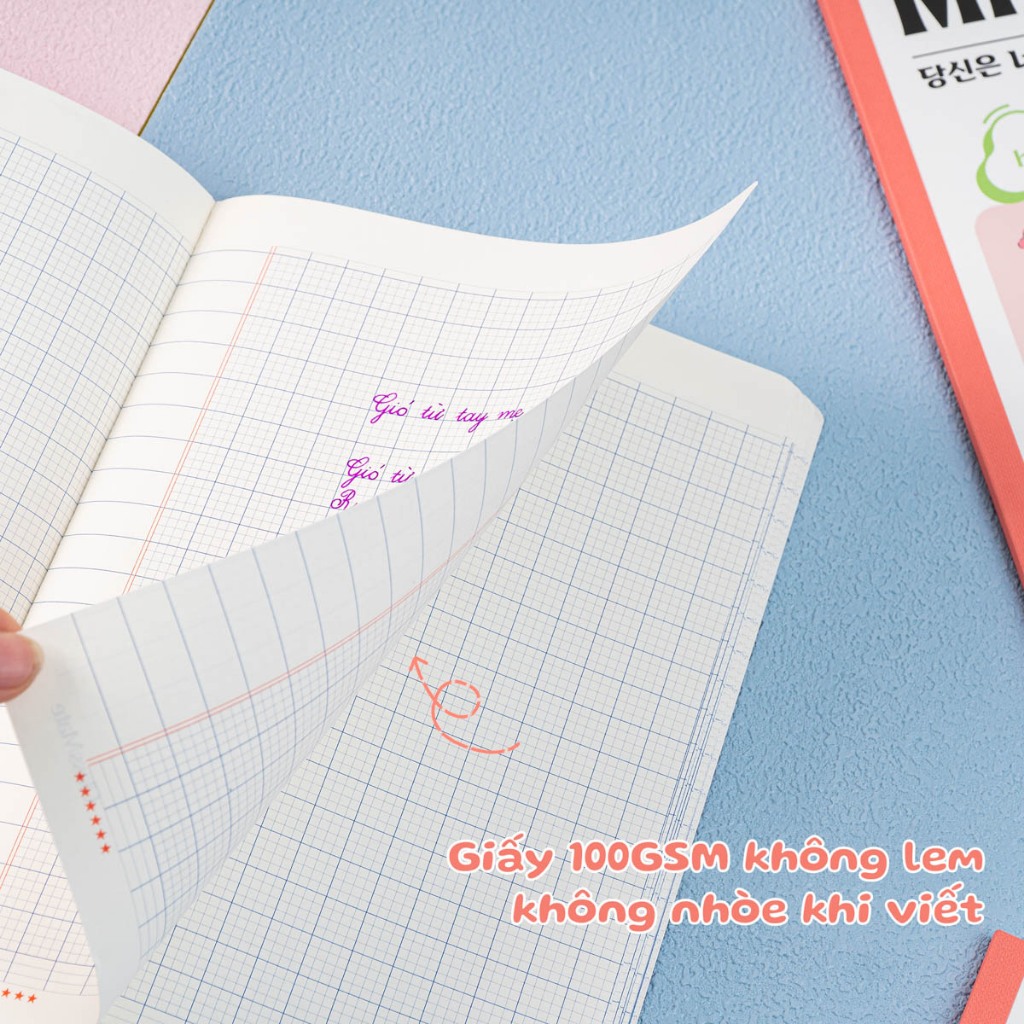 Vở Ô Li Capybara Classmate - 1 Quyển - Vở 4 ÔLi 2.5x2.5mm 100gsm 48/80 Trang Giấy Chống Lóa Vở Học Sinh