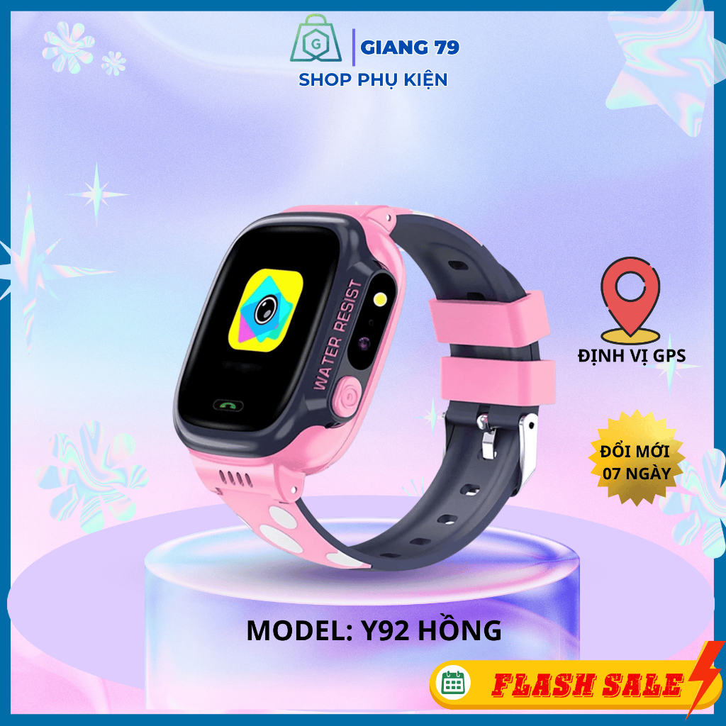 Đồng Hồ Thông Minh Trẻ Em Y20/D36/Y92/Y92-4G.Gọi Video Nhắn tin Định vị Tiếng Việt Chống nước